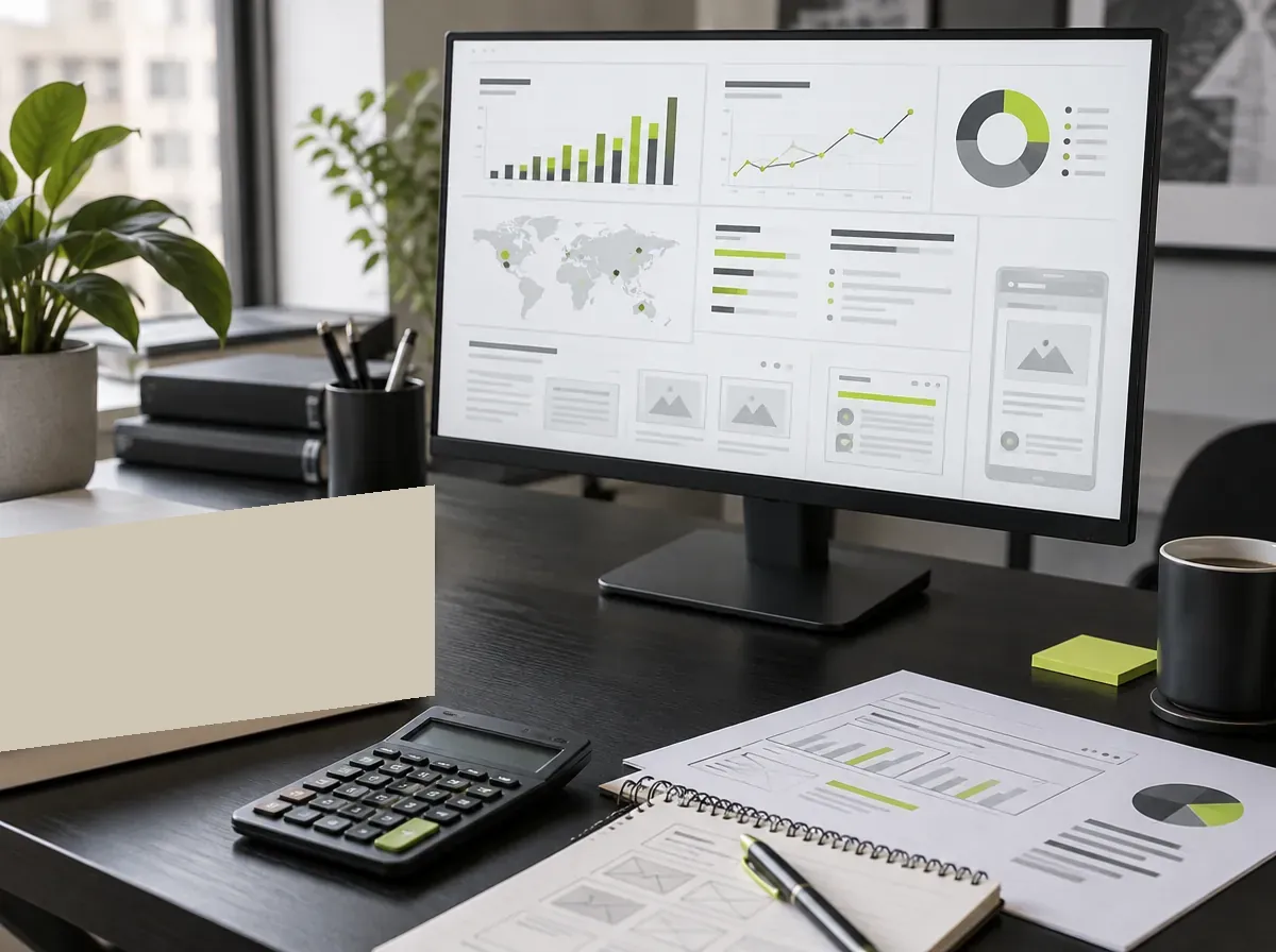 Accounting firm digital marketing dashboard with client acquisition analytics Accounting firm digital marketing dashboard with client acquisition analytics