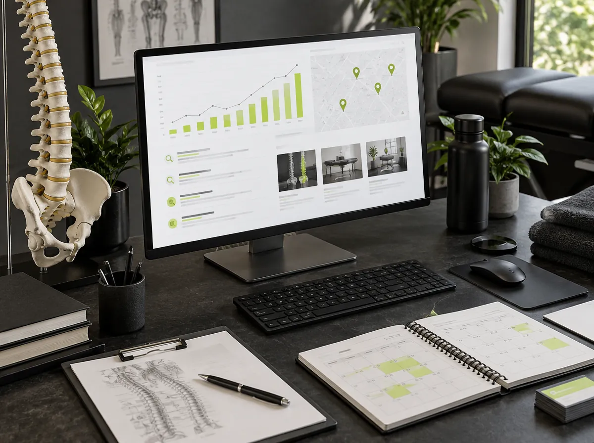 Chiropractic SEO rankings dashboard Chiropractic SEO rankings dashboard