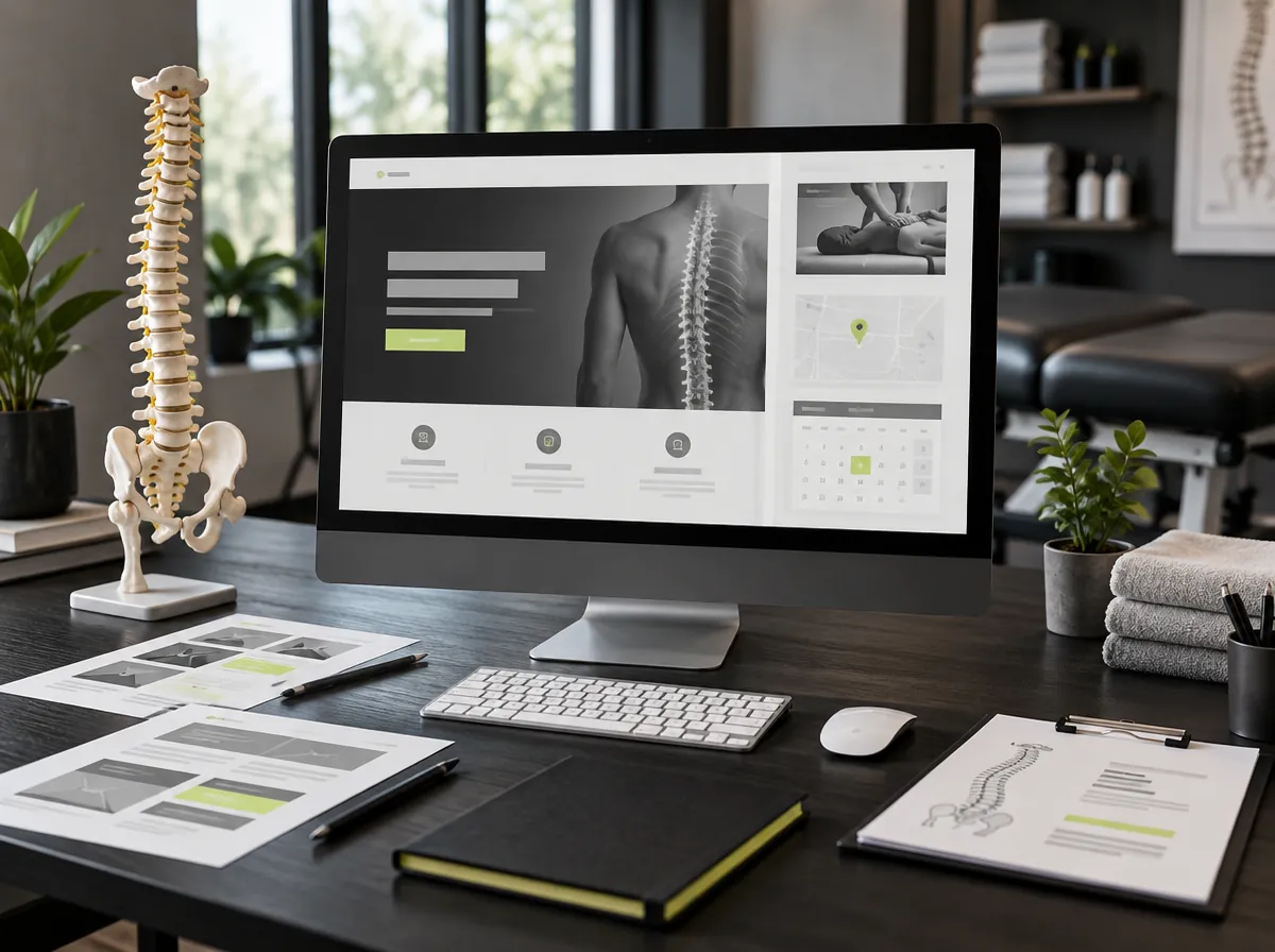 Chiropractic website design on desktop and mobile Chiropractic website design on desktop and mobile