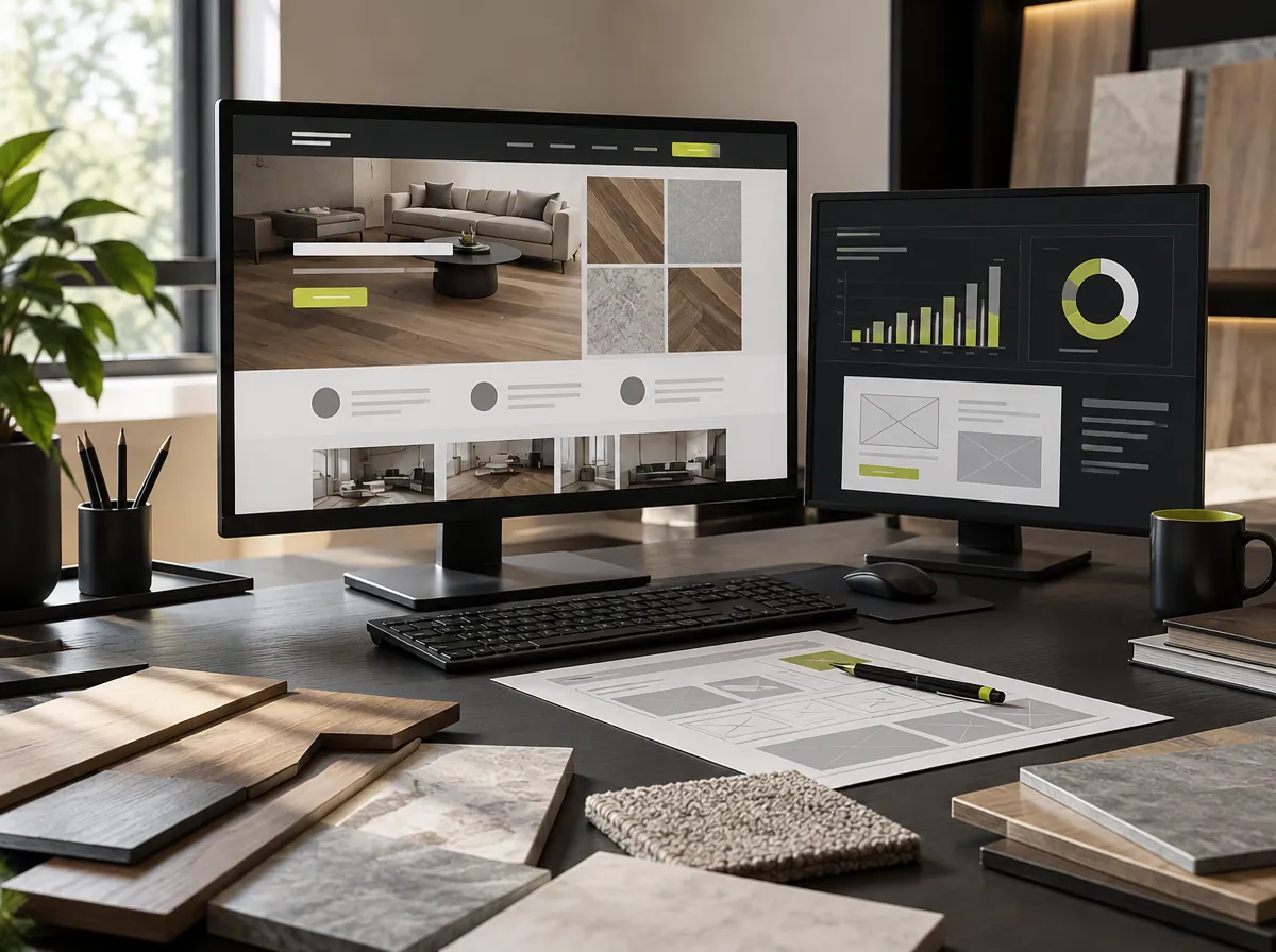Flooring website design dashboard Flooring website design dashboard