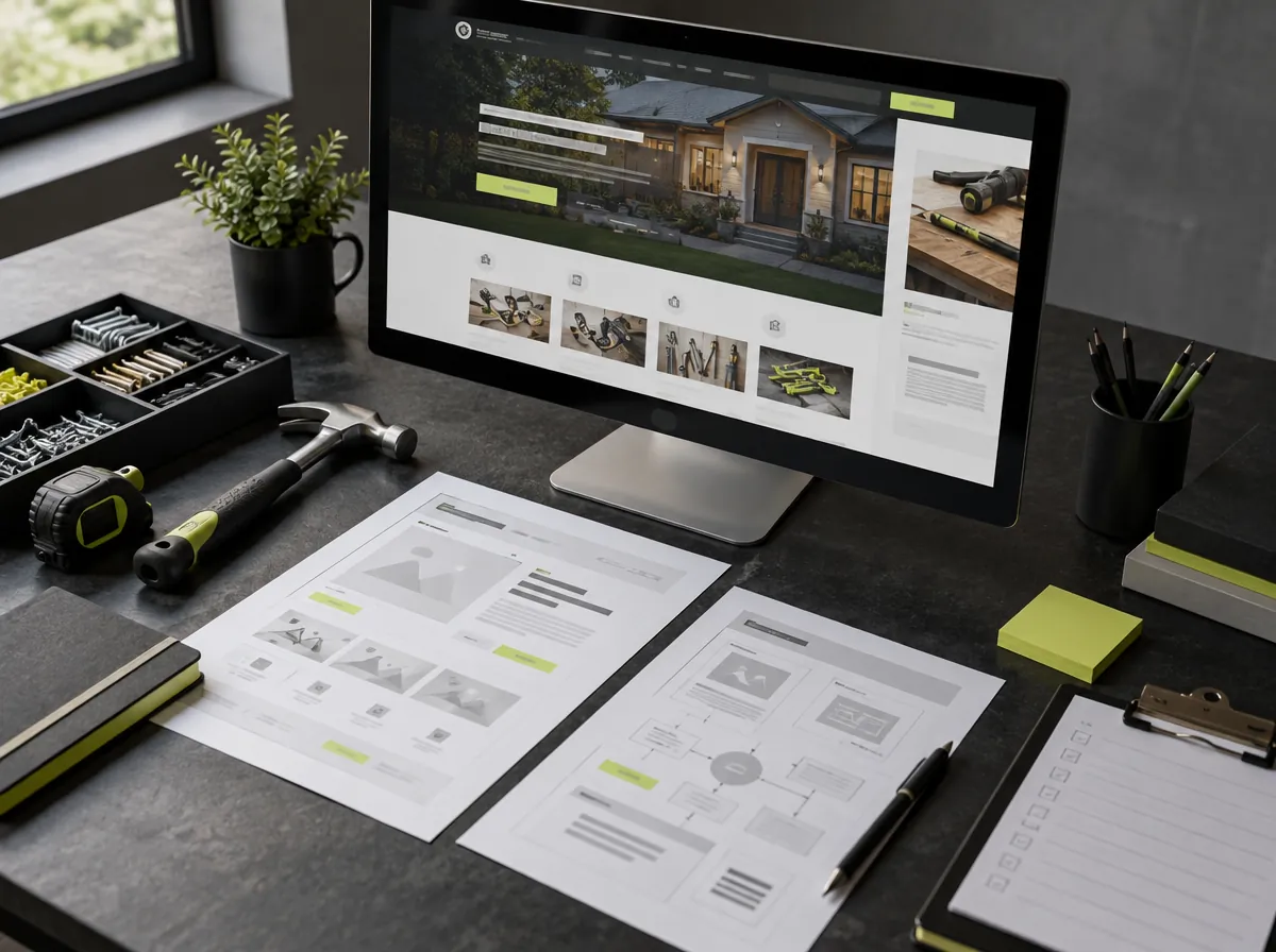 Handyman website design process Handyman website design process