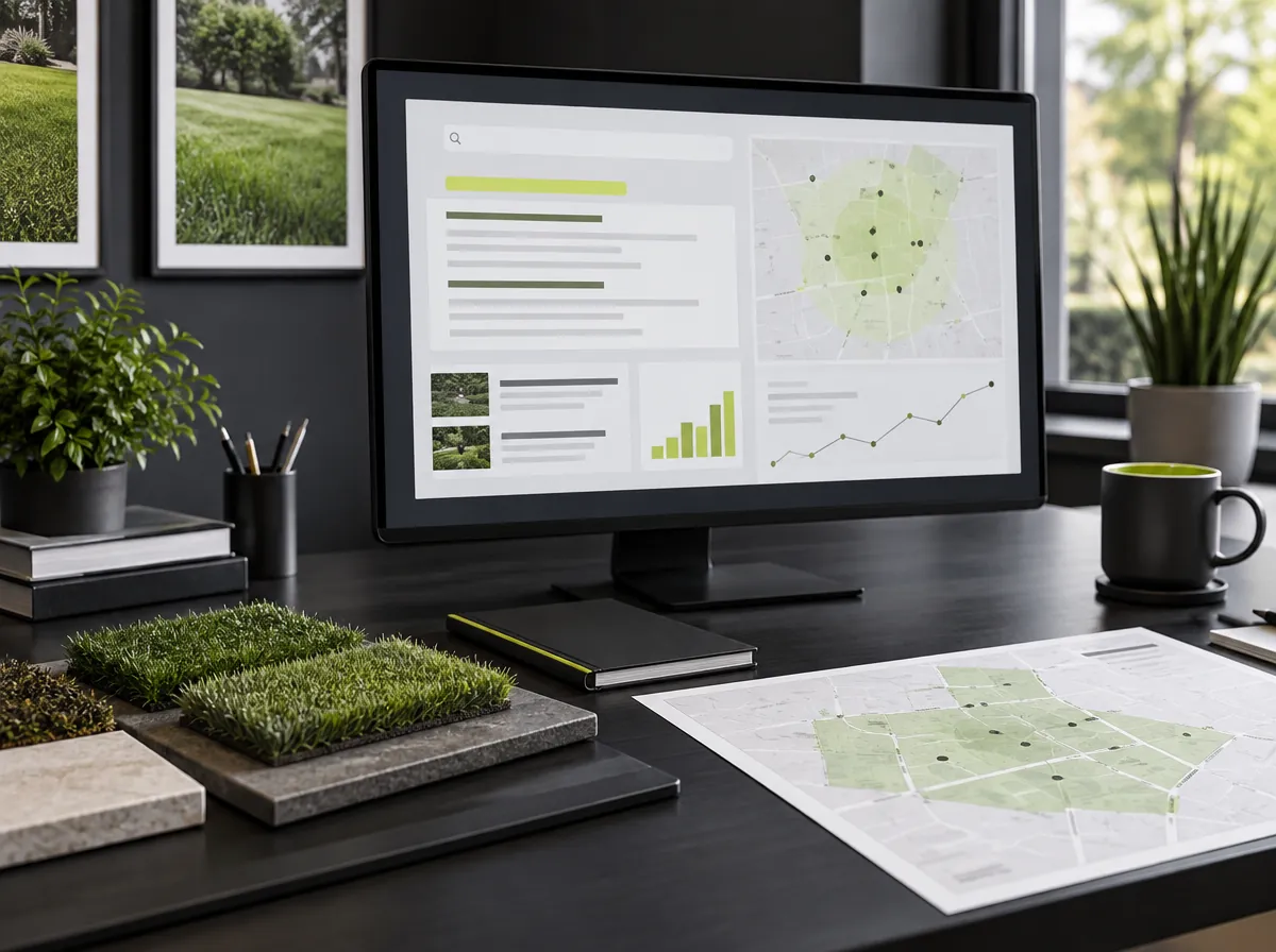 Lawn care company SEO rankings dashboard Lawn care company SEO rankings dashboard